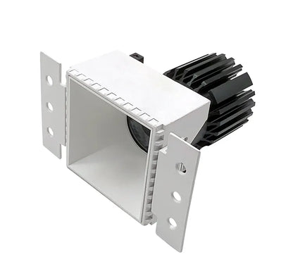 Westgate LRD-TL-10W-27K-4S-BK LED 4" Round Architectural Trimless Recessed Light Residential Lighting - Black