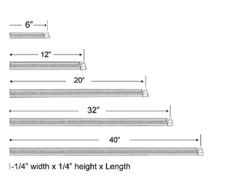 Westgate UCW12W 12" LED 12V Linear Undercabinet Light - White