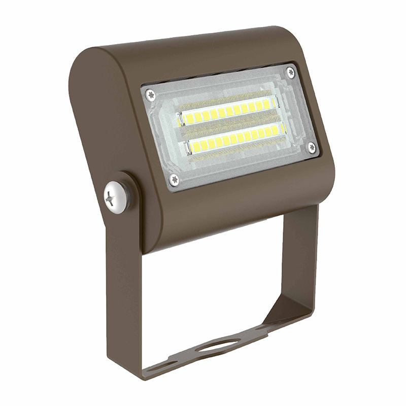 Westgate LFX-XS-15W-30K-TR LED X-Gen. Extra Small Flood Light with U Bracket - Dark Bronze