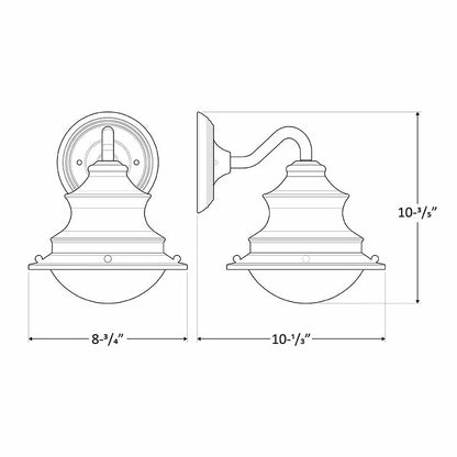 Westgate LRS-S-MCT5-ORB LED Seaside Wall Light - Oil Rubbed Bronze