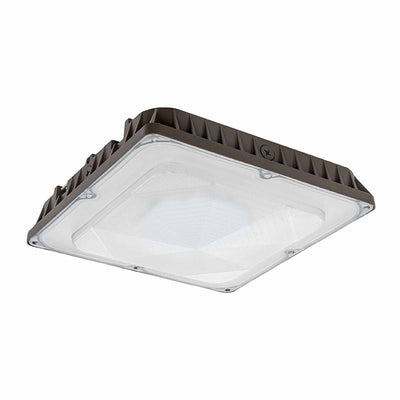 Westgate CDLX-LG-30-80W-50K LED Power Adjustable Low Profile Canopy/Garage Light - Bronze