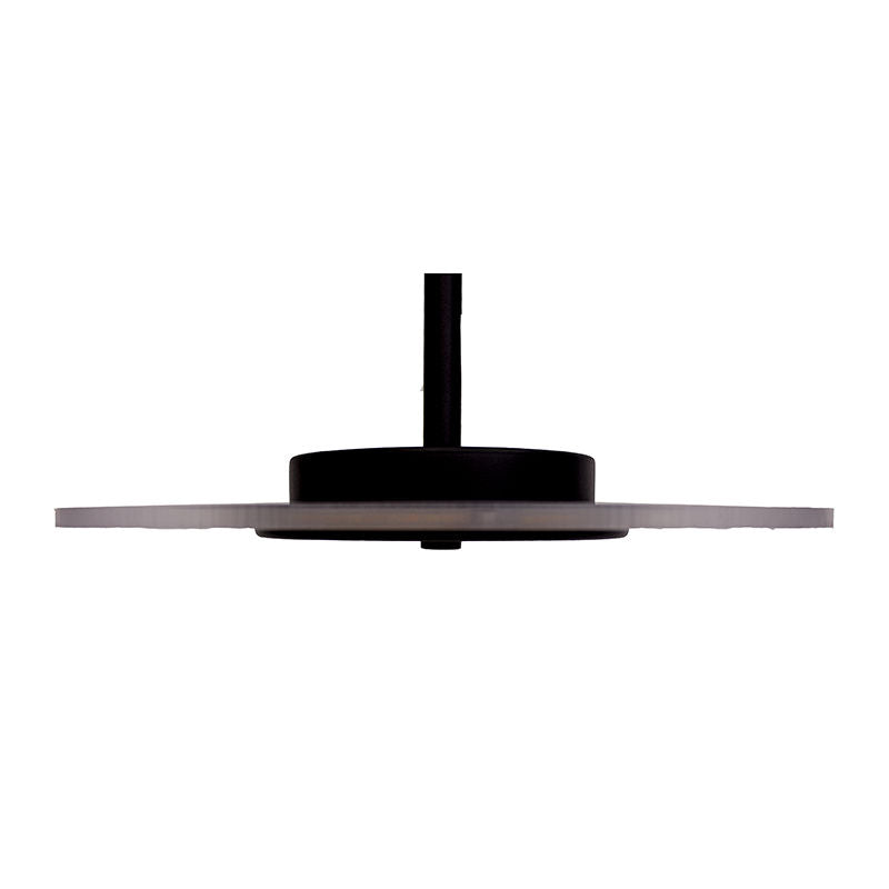 Westgate 18W, 4000K, LDAP-10-MCT5, Modern LED 3CCT Flush Mount Drum - Black