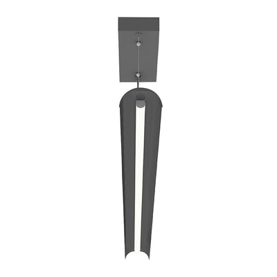 Westgate SCP-8FT-40-60W-MCTP-BK 8' Euro-Design Suspended Linear Light-Power & CCT Selectable Direct or Indirect - Sandy Black