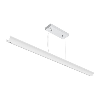Westgate SCP-8FT-40-60W-MCTP 8' Euro-Design Suspended Linear Light-Power & CCT Selectable Direct or Indirect - Sandy White