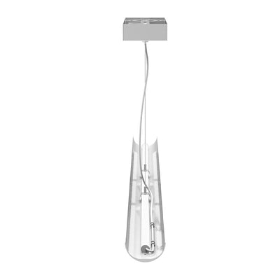 Westgate SCP-4FT-20-30W-MCTP 4' Euro-Design Suspended Linear Light-Power & CCT Selectable Direct or Indirect - Sandy White