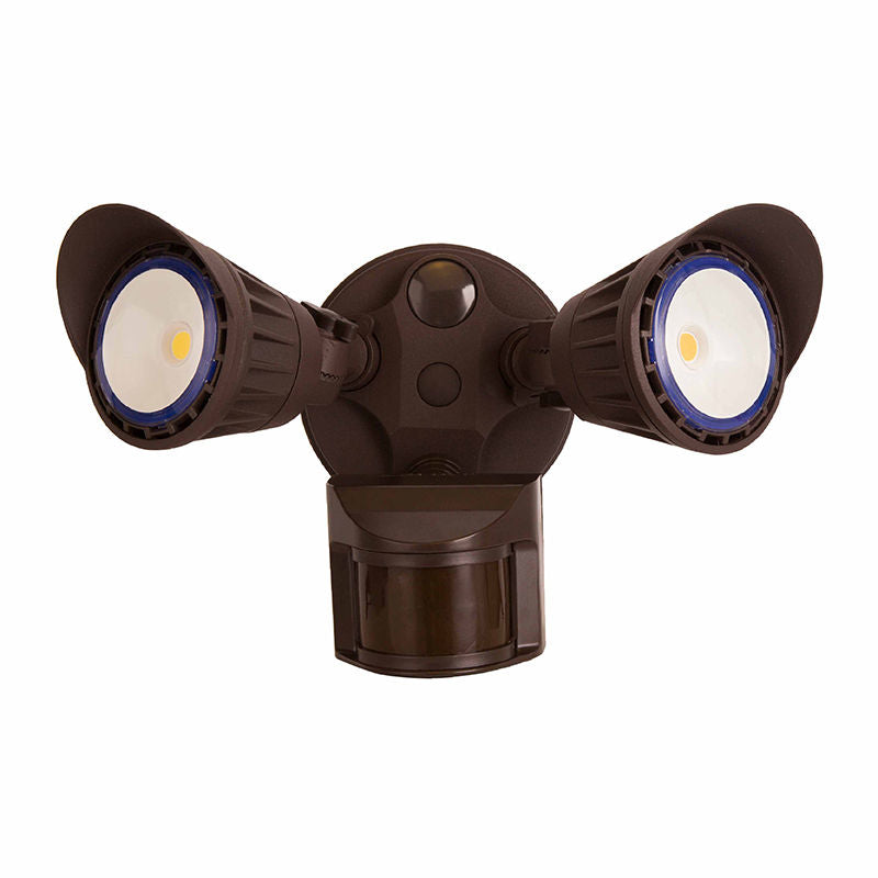 Westgate SL-20W-50K-BZ-P LED Security Light with Dimming PIR Sensor Outdoor Lighting - Bronze