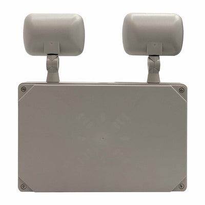 Westgate XT-CLWP-RG-EM LED Exit & LED Emergency Light, Universal Single Face, Red, Gray Housing