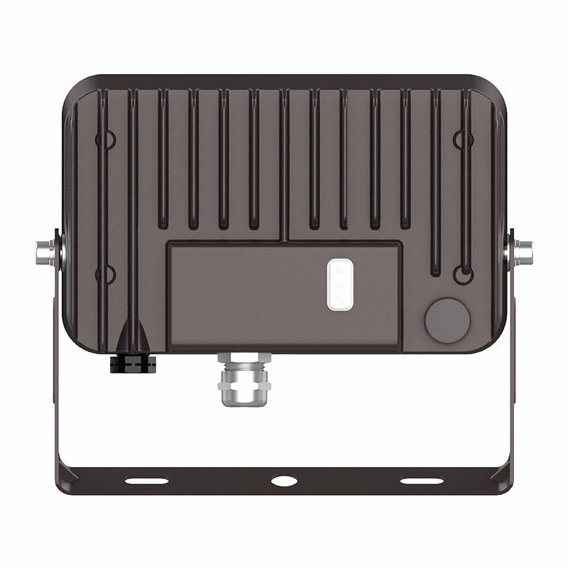 Westgate LFE-15W-50K-TR, 120V 15W Compact LED Flood Light Trunnion, UL Listed - Dark Bronze