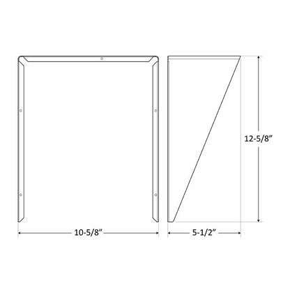 Westgate LF-SHROUD-B LED Multi-Power High Lumen Flood Light Series - Bronze Shroud Only