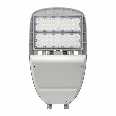 Westgate STL3-150W-30K LED Street/Roadway Light with NEMA Twist-Lock Photocell Socket (120V) - Light Grey