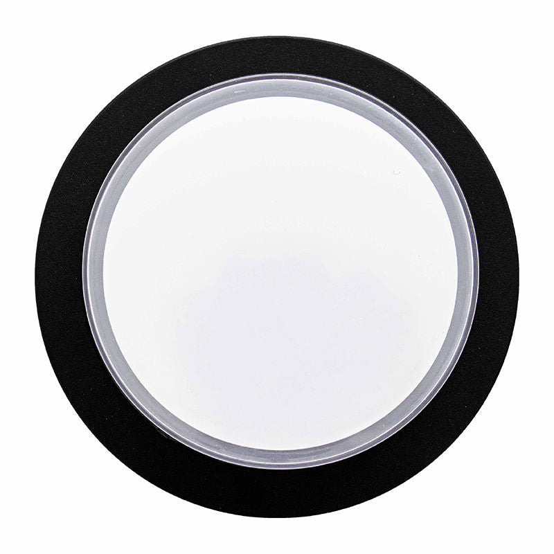 Westgate 12W, 5000K, LRS-E-MCT-C90-BK, Round Architectural LED Wall Light with 3-Color Temperatures - Black