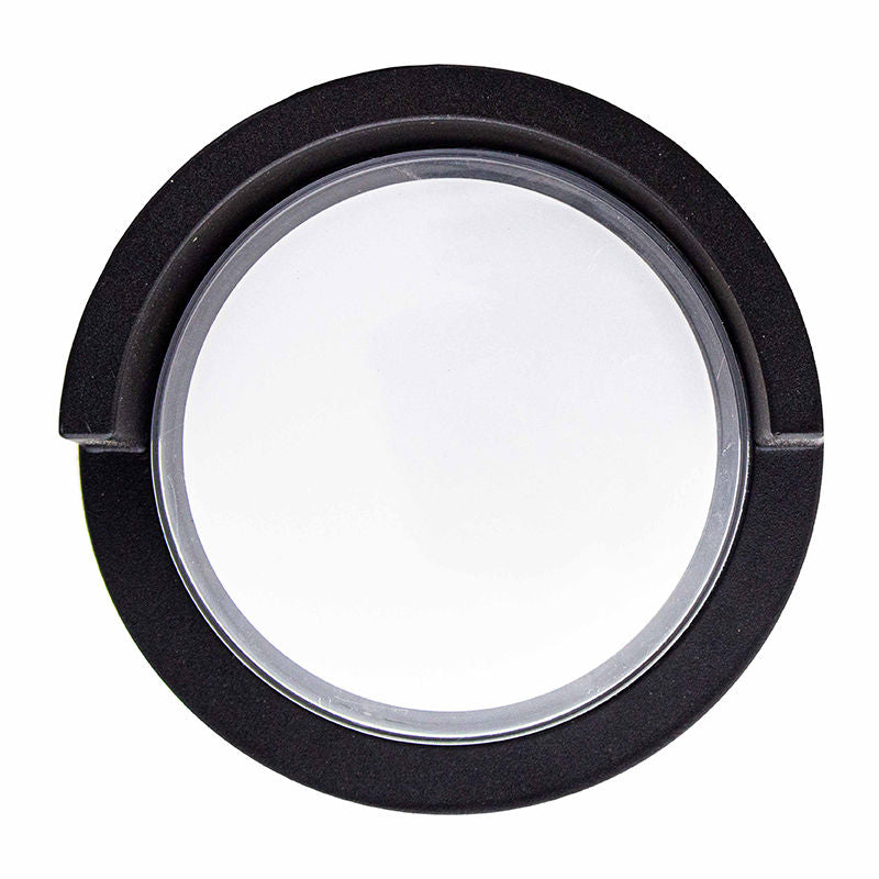 Westgate 12W, 4000K, LRS-F-MCT-C90-BK, Half Moon Architectural LED Wall Light with 3-Color Temperatures - Black