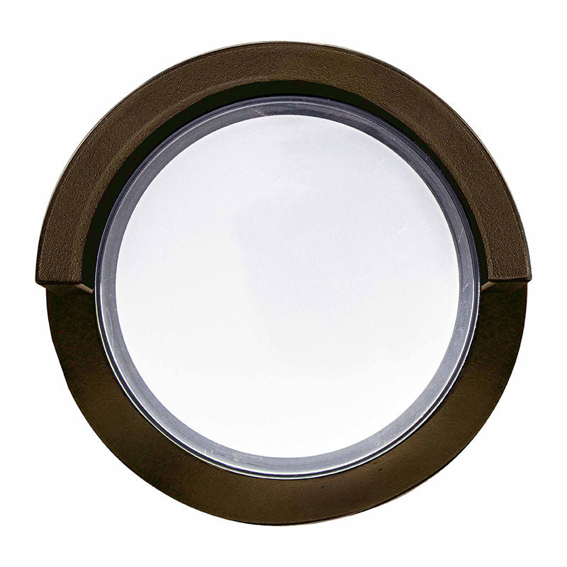 Westgate 12W, 5000K, LRS-F-MCT-C90-MGBR, Half Moon Architectural LED Wall Light with 3-Color Temperatures - Bronze