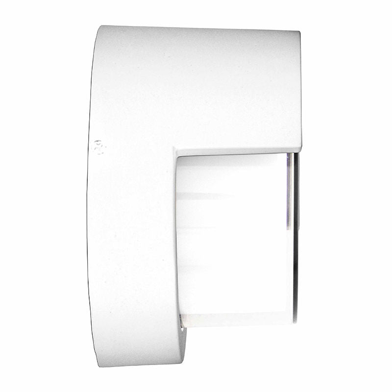 Westgate 12W, 4000K, LRS-F-MCT-C90-WH, Half Moon Architectural LED Wall Light with 3-Color Temperatures - White