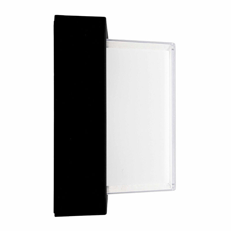 Westgate 12W, 5000K, LRS-G-MCT-C90-BK, Square Architectural LED Wall Light with 3-Color Temperatures - Black