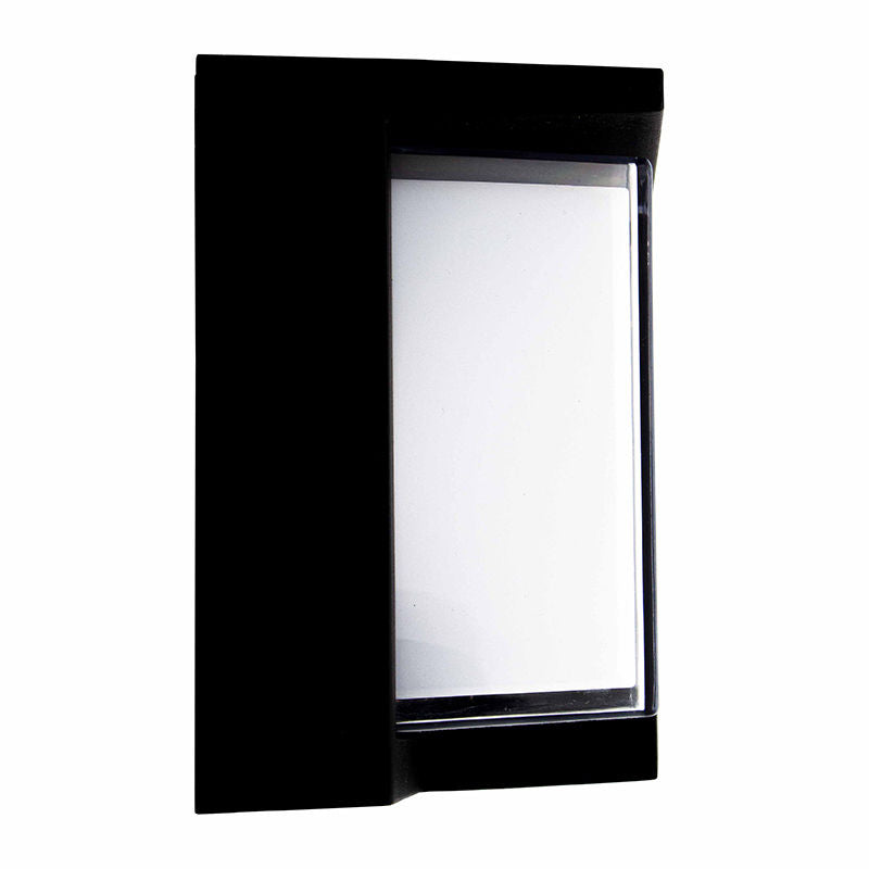 Westgate 12W, 5000K, LRS-H-MCT-C90-BK, Bold Square Architectural LED Wall Light with 3-Color Temperatures - Black