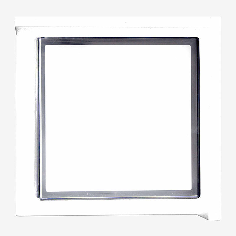 Westgate 12W, 5000K, LRS-H-MCT-C90-WH, Bold Square Architectural LED Wall Light with 3-Color Temperatures - White