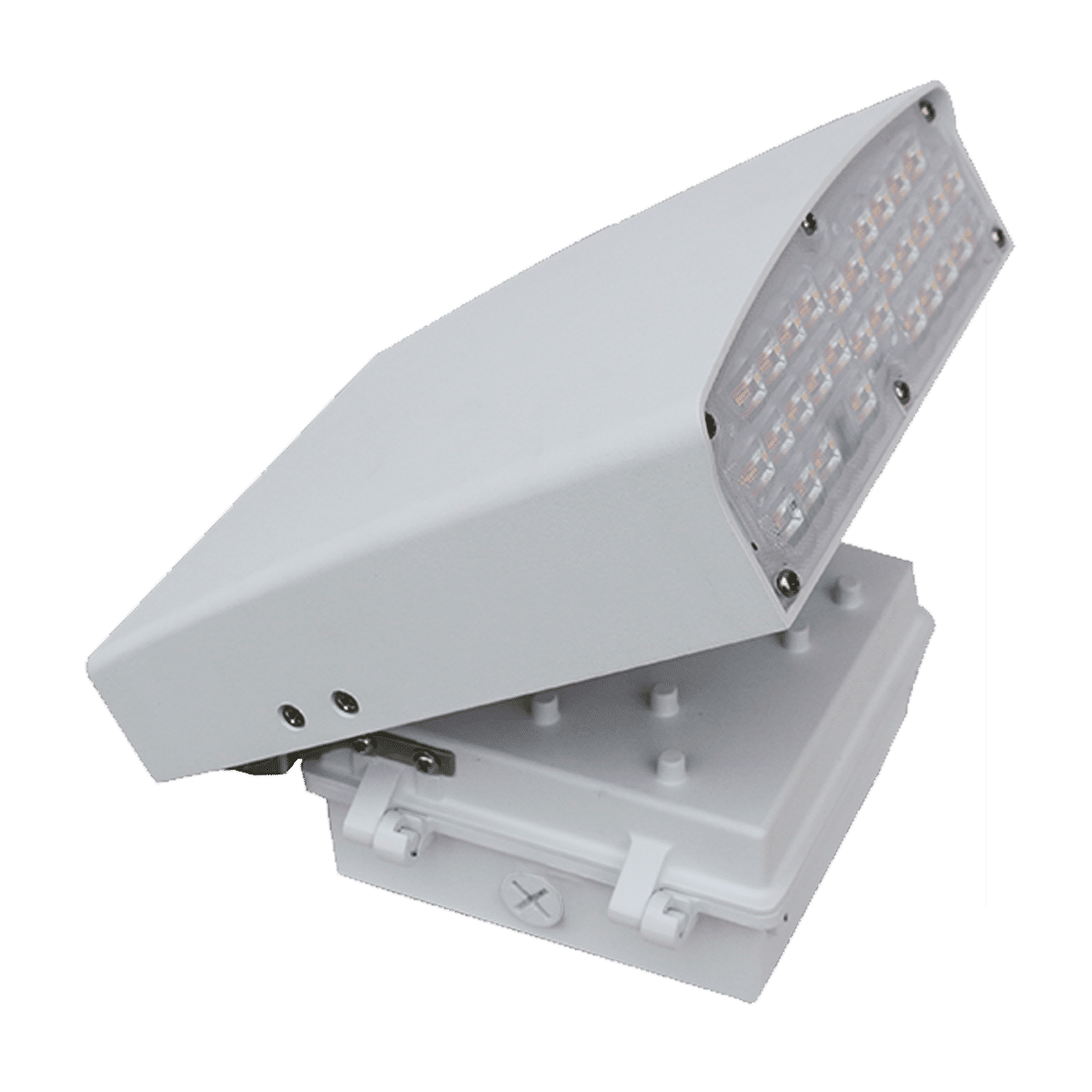 Westgate LWA-SERIES 30W 3000K LED Cutoff & Adjustable Wall Pack - White