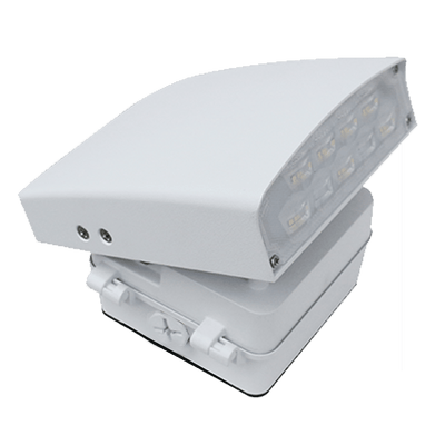Westgate LWA-12CW-WH 12W LED Cutoff & Adjustable Wall Pack - White