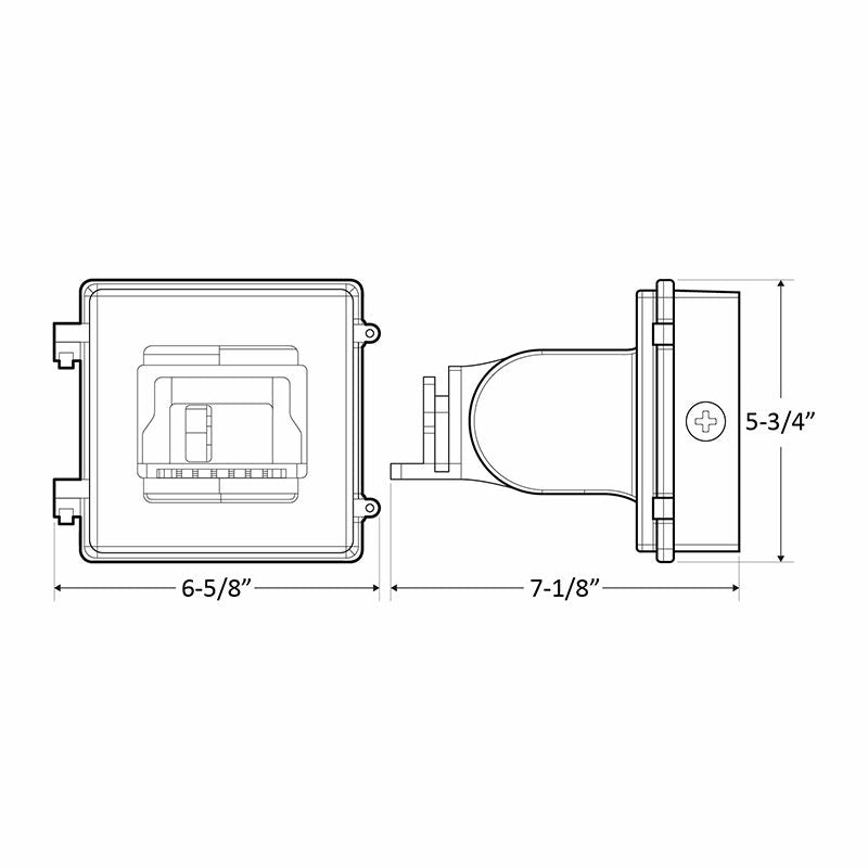 Westgate LFX-AWB LED Multi-Power High Lumen Flood Light Series - Bronze