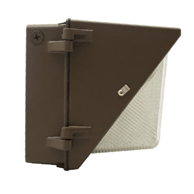 Westgate WMX-LG-50-120W-50K Traditional LED Multi-Power Non-Cutoff Wall Pack, Glass Lens - Bronze