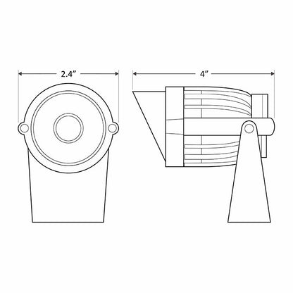 Westgate LF12-6W-27K-KN 12V LED Garden Light Outdoor Lighting - Bronze