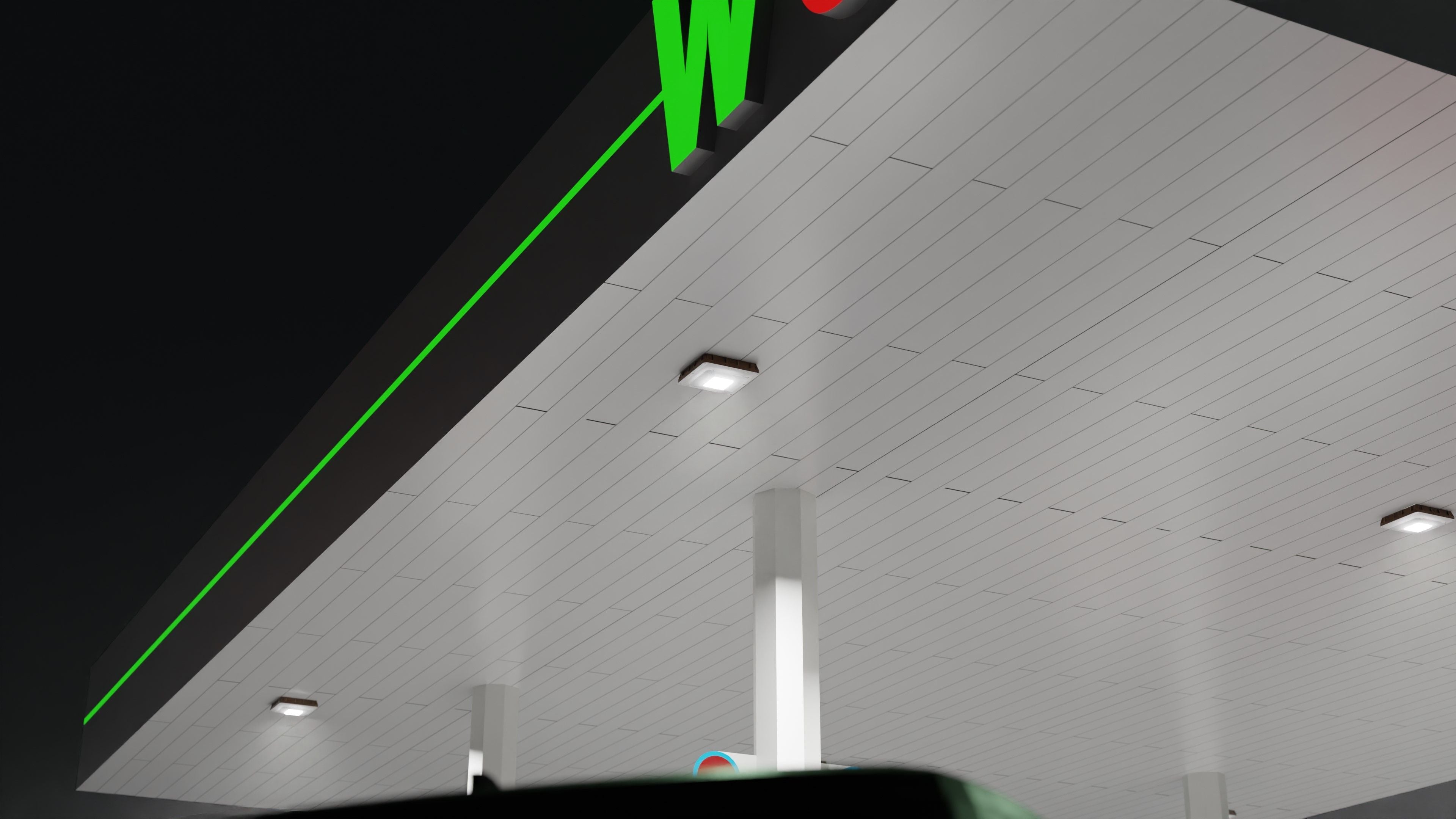 Westgate CDLX-LG-30-80W-50K LED Power Adjustable Low Profile Canopy/Garage Light - Bronze