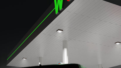 Westgate CDLX-MD-15-45W-40K LED Power Adjustable Low Profile Canopy/Garage Light - Bronze
