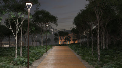 Westgate GPX-22-75W-MCTP-A2 Multi-Power & CCT Garden/Side Walk Post Light