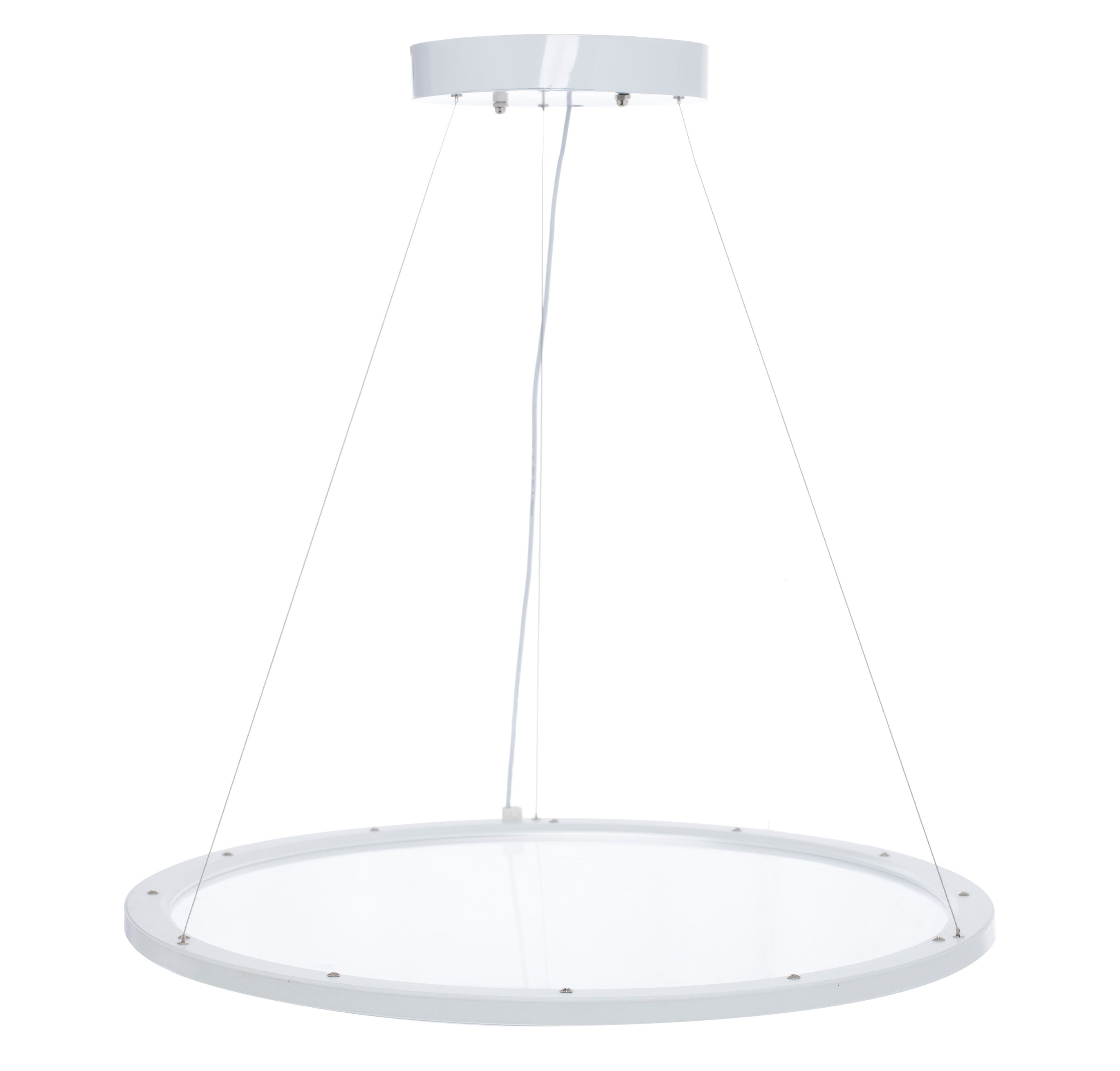 Westgate SRPL-40W-50K-D LED Suspended Up/Down Clear Round Panel Light - White