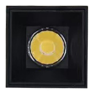 Westgate CMCS2L-MCT-DT-BK 1"-4" Square Architectural Ceiling Cylinder Light - Black