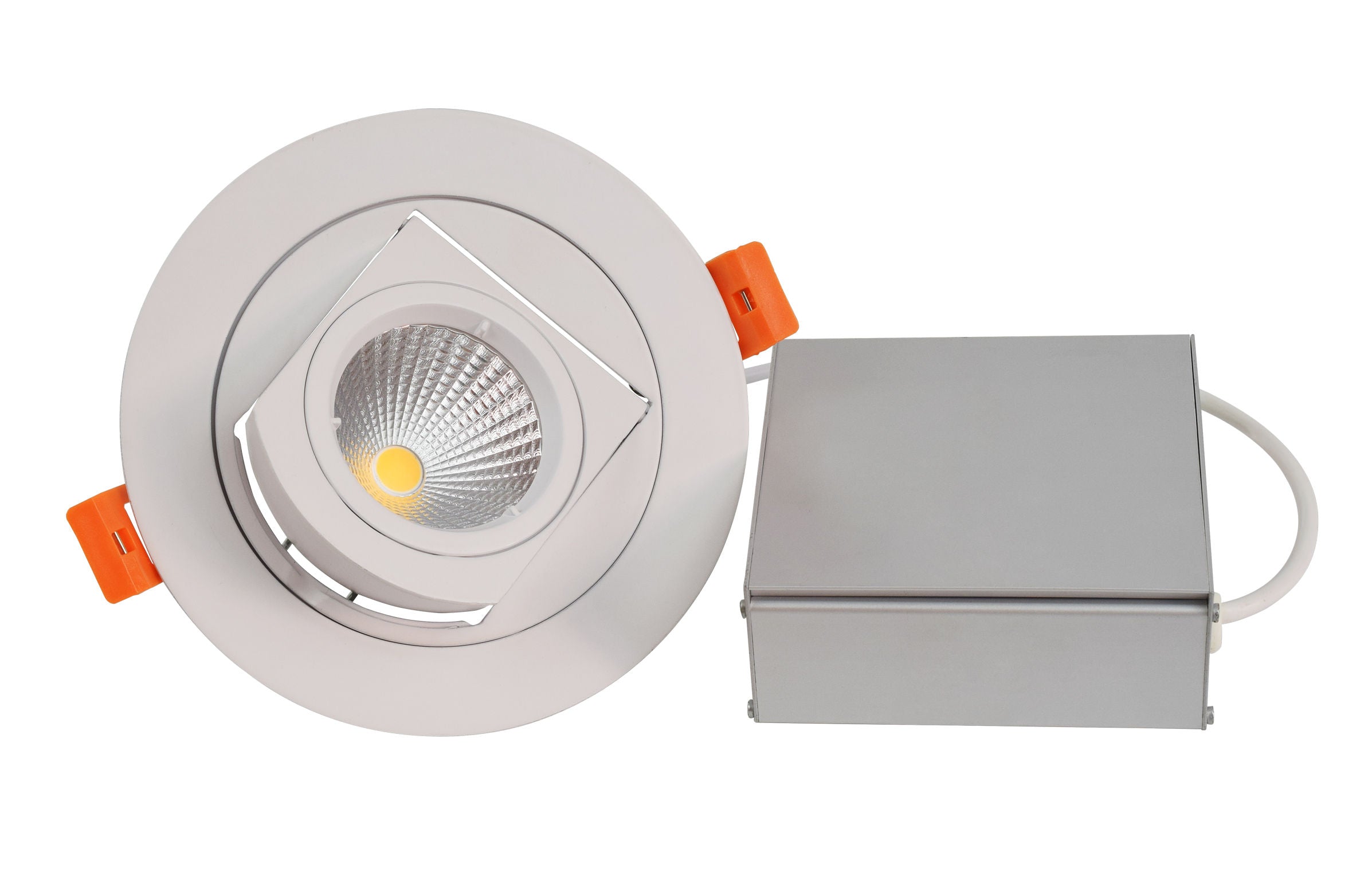 Westgate RSL4-APD-MCT5 4" Round Multi-Color Temperature LED 5CCT Adjustable Pull-Down Ultra Slim Recessed Light - White