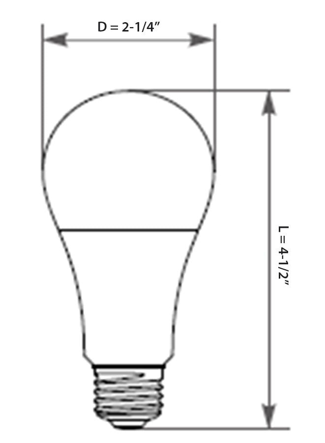 Westgate A19-C90-8PK-800L-50K-D LED Lamp 8-Pack Residential Lighting - White