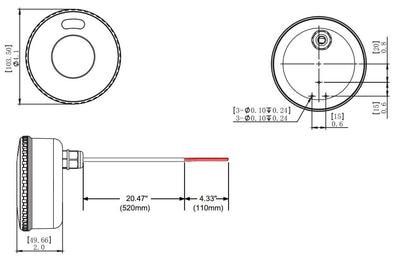 Westgate WEC-3MR-45 0-10V Mw 120-277V IP66 Highbay Sensor & Rc (Optional Remote Control WEC-3RC) Outdoor Lighting
