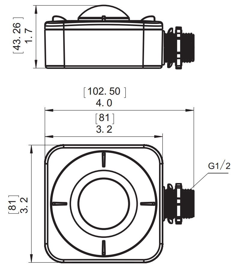 Westgate WEC-2P-58 On/Off PIR 120-277V Highbay Sensor Outdoor Lighting