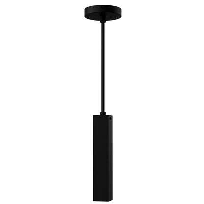 Westgate CMCS2L-MCT-DT-BK 1"-4" Square Architectural Ceiling Cylinder Light - Black