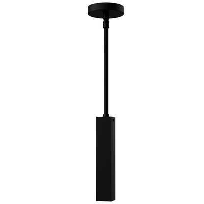 Westgate CMCS2L-MCT-DT-BK 1"-4" Square Architectural Ceiling Cylinder Light - Black