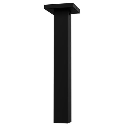 Westgate CMCS1XL-MCT-DT-BK 1"-4" Square Architectural Ceiling Cylinder Light - Black
