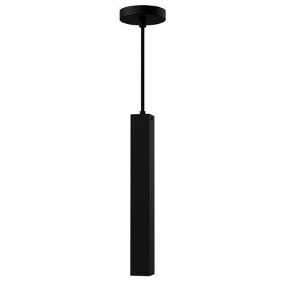 Westgate CMCS1XL-MCT-DT-BK 1"-4" Square Architectural Ceiling Cylinder Light - Black