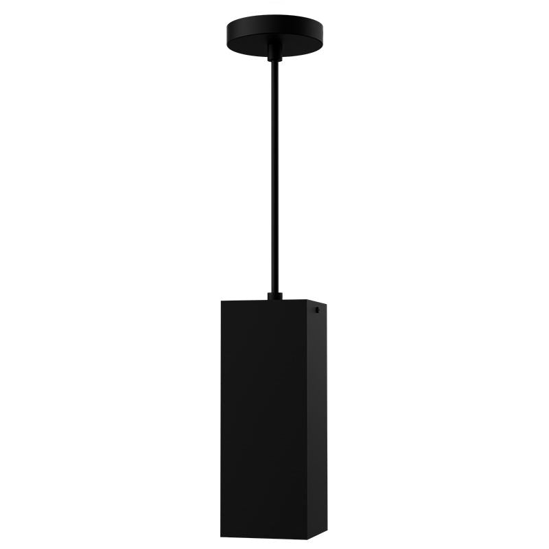 Westgate CMCS4-MCTP-DD-BK 1"-4" Square Architectural Ceiling Cylinder Light - Black