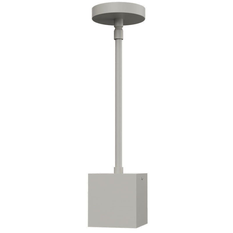 Westgate CMCS4S-MCTP-DD-WH 1"-4" Square Architectural Ceiling Cylinder Light - White