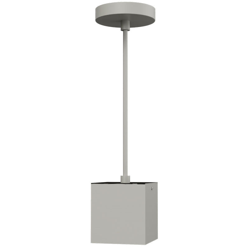 Westgate CMCS4S-MCTP-DD-WH 1"-4" Square Architectural Ceiling Cylinder Light - White
