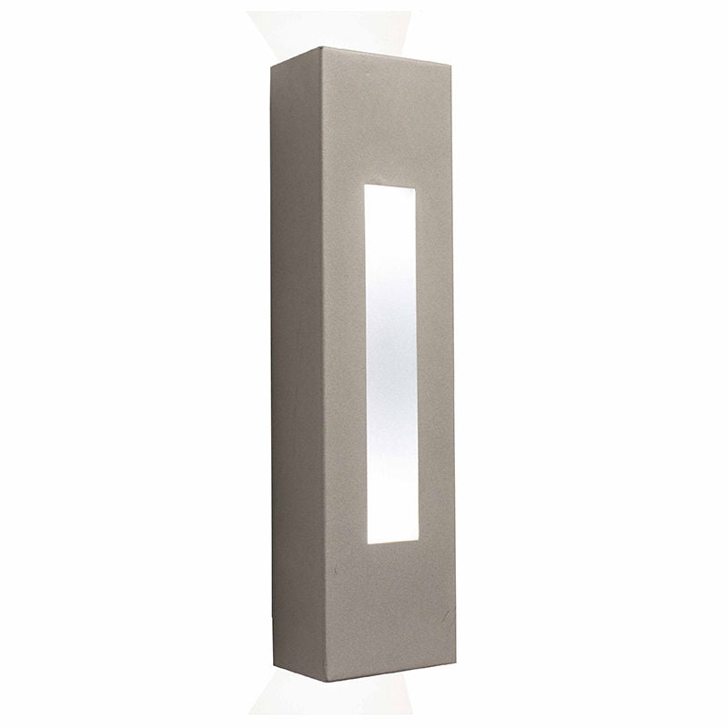 Aplique de pared LED Westgate Aperture 10W/20W, bronce/plata 