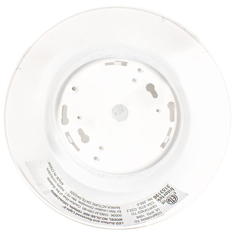 Westgate DLSE6-MCT 6" LED Multi-CCT Economy Disc Light - White