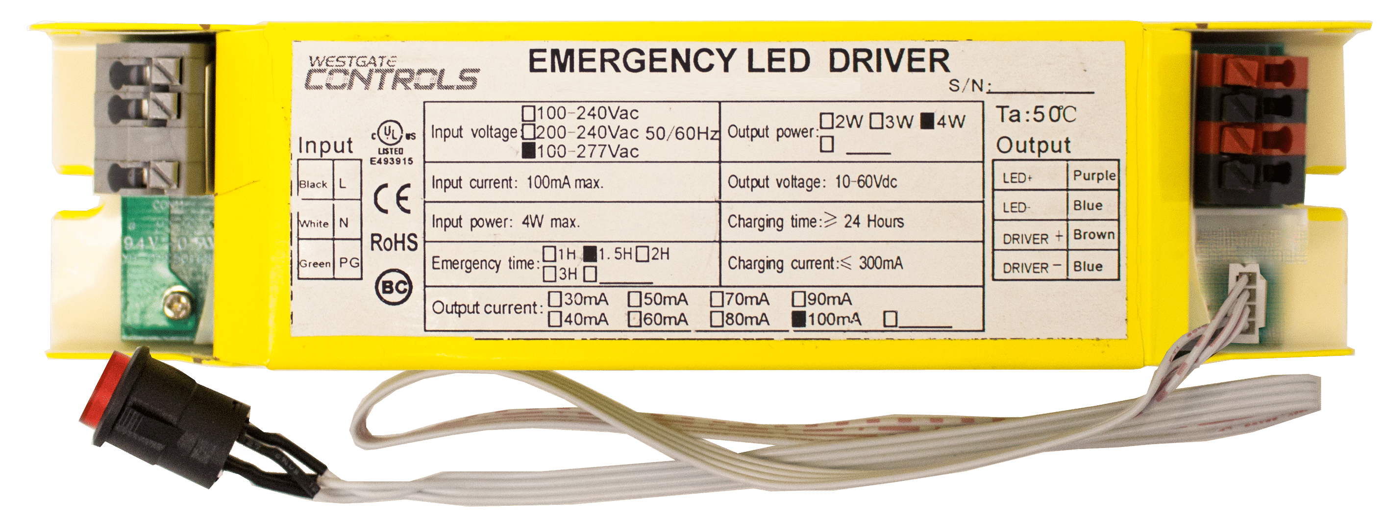 Westgate ELB-0460-FM Emergency Battery Backup