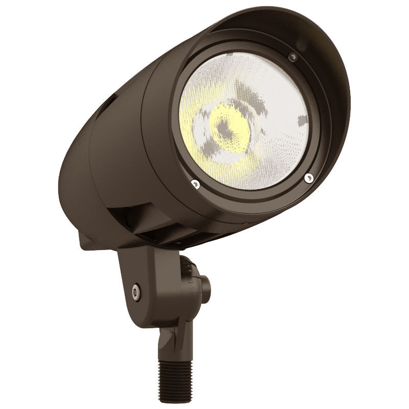 Westgate 30W, 3000K, FLDX-LG-30-50W-MCTP-BR-30W-30K, 120-277V Spec Series LED X-Gen Bullet Flood Light - Dark Bronze