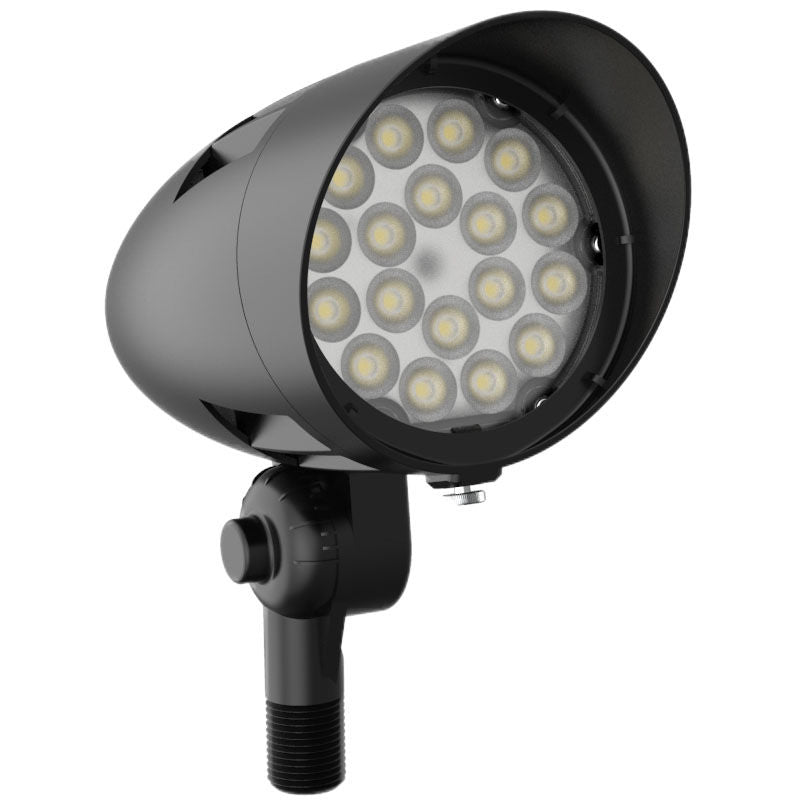 Westgate FLDX-MD-10-30W-30K-BK 120-277V Spec Series LED X-Gen Bullet Flood Light - Black