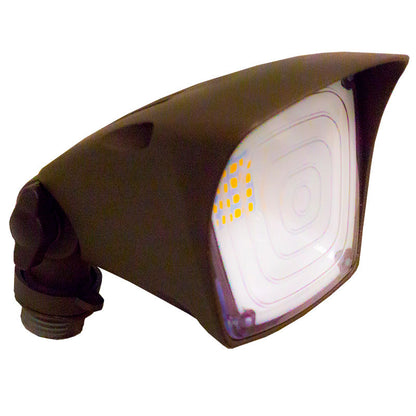Westgate FLH-10W-50K-BR LED Weatherproof Square Flood Head - Dark Bronze