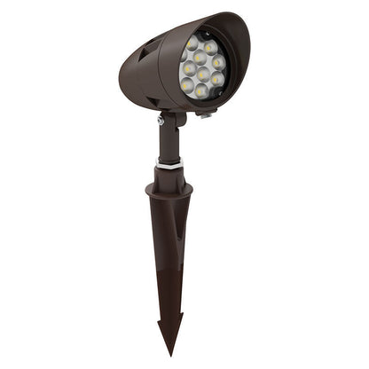 Westgate FLVX-SM-12W-40K-BR Spec Series LED X-Gen Bullet Flood Light - Dark Bronze