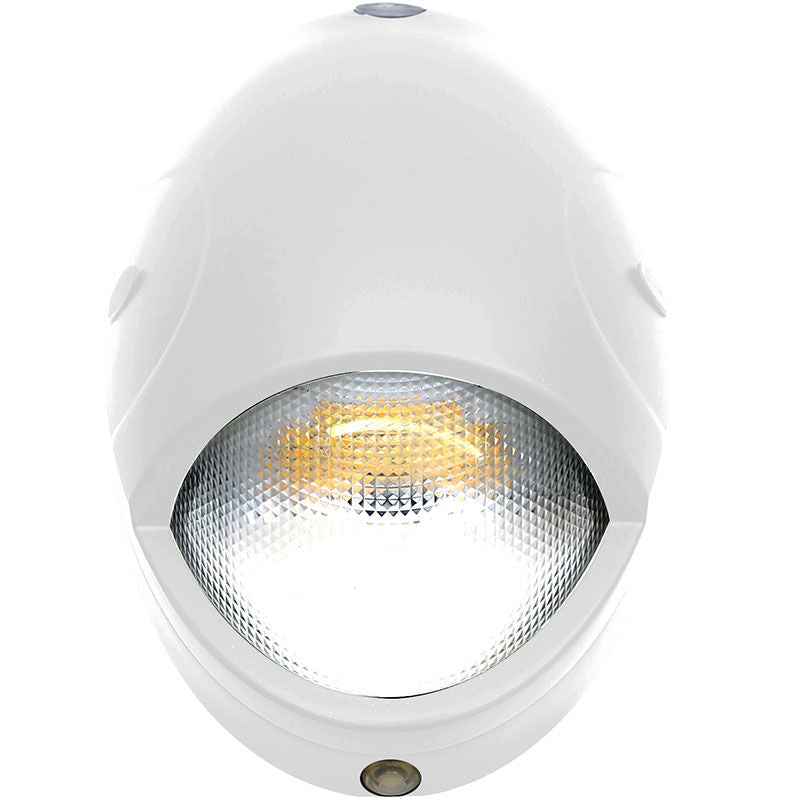 Westgate 15W, 5000K, DELW-15W-MCT-WH-15W-50K, Builder Series Decorative Outdoor LED AC/Emergency Unit - White